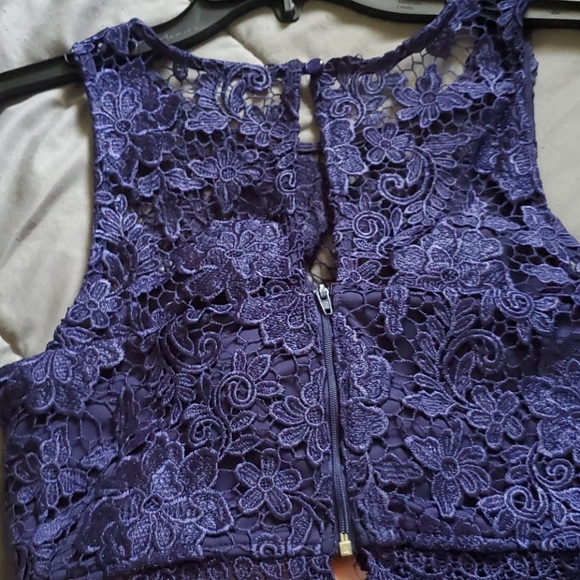 PROM/HOMECOMING/FORMAL 2 piece floral dress size 5 - Picture 6 of 8